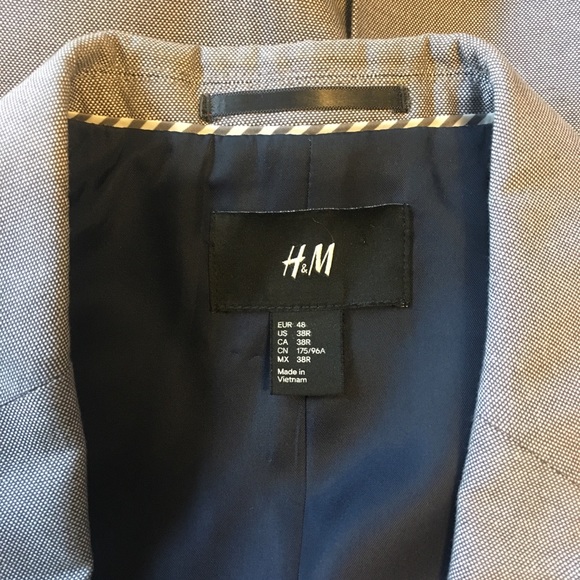 H&M Men’s Gray Sport Coat - Picture 3 of 7